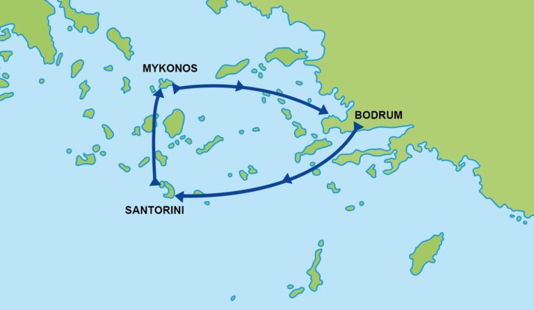круиз бодрум санторини
